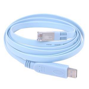 하이 퀄리티 블루 1.8M USB to RJ45 RS232 직렬 CAT5 콘솔 어댑터 케이블 코드 시스코 라우터용 1 개