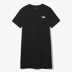 노스페이스 여성 에센셜 반팔 미니 드레스 NT7ZQ40A