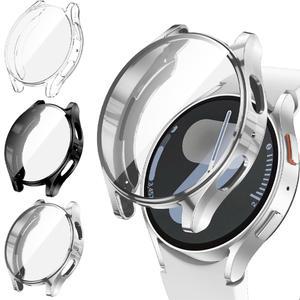 갤럭시 워치 7 FE 케이스, TPU 올 어라운드 범퍼 쉘, 갤럭시 워치 7 커버, 44mm, 40mm 스크린 보호대 액세서리