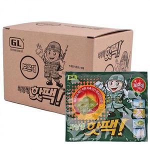 [MENP23BJ_53DJ]박상병핫팩 군용 대용량 10개 x1박스