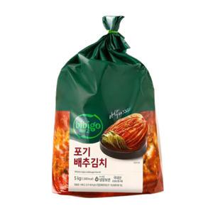 비비고 포기 배추김치 5kg 1개
