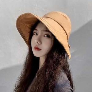 [MENOHVOS_52GS]챙 여름 휴가 와이드 햇빛 차단 버킷 햇