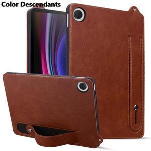 삼성 탭 A9 플러스 케이스 용 Funda 11 인치 PU 가죽 소프트 스탠드 갤럭시 + 커버 핸드 태블릿 Coque