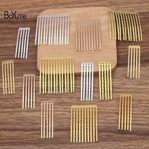타악기소품 부품 금속 황동 헤어 빗 재료 DIY 수제 액세서리 0mm 높이 5 톱니 20