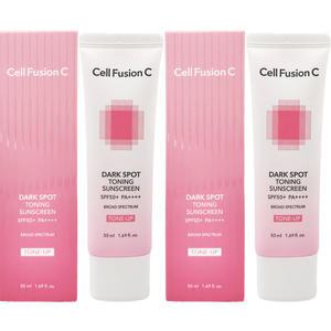 셀퓨전씨 잡티 토닝 썬스크린50ml x2개 잡티개선 피부톤업