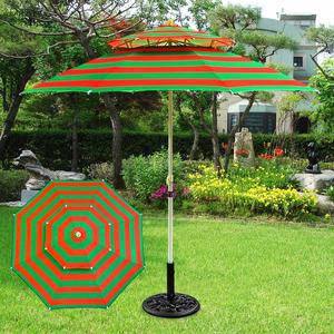 [드림레저]산들바람 레인보우 파라솔 Φ2300(뉴그린/오렌지) 받침대 별매