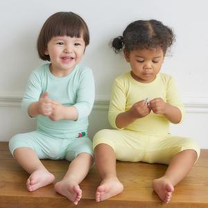 [themandy]5+1 푸딩 7부 배앓이방지 아기실내복