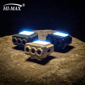 하이맥스 캡라이트 초경량 헤드랜턴 모션센서 2-in-1 LED 63g USB충전 X3 풀세트