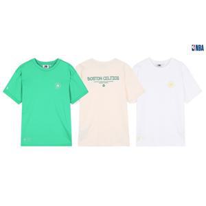 [롯데백화점]엔비에이 남녀공용 엔비에이 GREEN 심볼 티셔츠 N222TS214Z