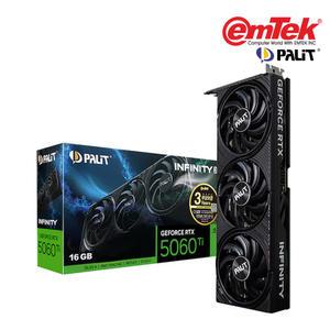 펠릿 PALIT 지포스 RTX 5060 Ti Infinity 3 D7 16GB 이엠텍 (정품) 그래픽카드 VGA