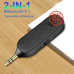 TV 2-in-1 블루투스 어댑터 송신기 리시버 AUX 5.1 무선 3.5mm 이어폰 TV 자동차 오디오용 스테레오