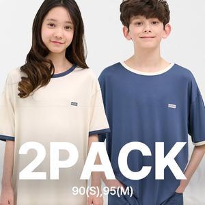 [마밤오가닉][시즌오프] 2PACK 쿨 링거 빅사이즈 주니어 하이틴 잠옷 파자마 내의 실내복 셋업 5부 9종 택1