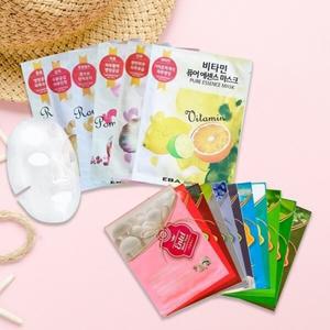 마스크팩 엔텔 1일 1팩 에바네이쳐 피부진정 시트팩 데일리 1P 수분팩 수면팩 얼굴팩 앰플
