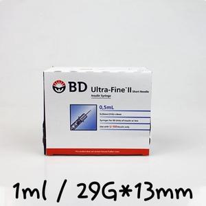 인슐린주사기 100개입 1ml 29GX13mm 일회용 펜니들