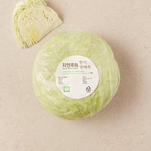 친환경 한끼 양배추 500g이상