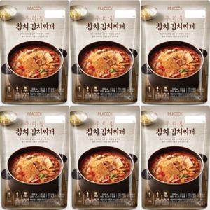 피코크 우리집 참치묵은지김치찌개 500g, 6개