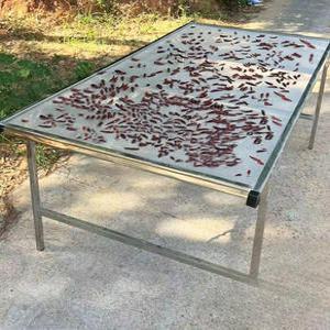 고추 건조대 스텐 대형 접이식 건조망 생선 멸치 해조류 야채 찻잎 선반 말리는