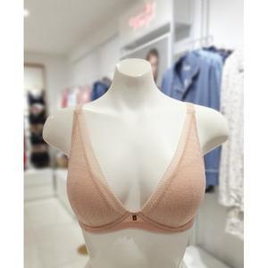 갤러리아 [2종택1]블랙베이지 노와이어 매직컴포트 딥브이 브라 TBWBRR11BEBKK