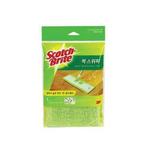 3M 스카치브라이트 퀵스위퍼 리필 1매 청소포 6621/일회용/바닥/티슈/마른/고급형/밀대/걸레/패드/물걸레
