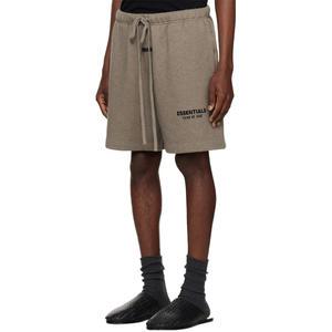 [로데오샵]피어오브갓 에센셜 25SS 남성 사커 플리스 쇼츠 반바지 160AS252001F HOMESTEAD HEATHER