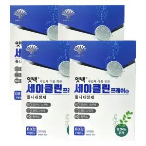 동화약품 잇백 세이클린 프레쉬 틀니세정제 의치세정제 60정 X 4개