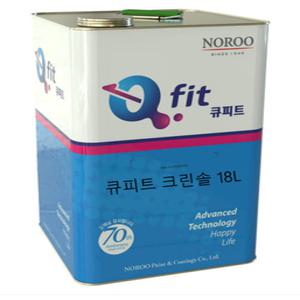 노루페인트 큐피트 크린솔 유광 아크릴 수성 외부용 광택스 페인트 18L 낙서방지 오염방지