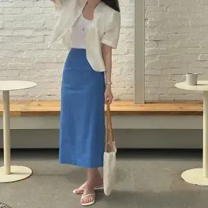멜루아 린넨 스커트 여름 여성 데일리 여름치마 빅사이즈 데이트룩