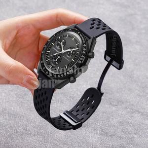 오메가 X 견본 공동 MoonSwatch 밴드 마그네틱 팔찌 NOKIA Withings HR 40mm 스포츠 실리콘 시계 밴드 20mm 액세서리