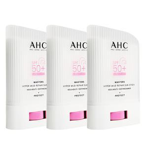 AHC 마스터즈 하이퍼 마일드 리페어 선스틱 22g x 3개 쿨링 무기자차