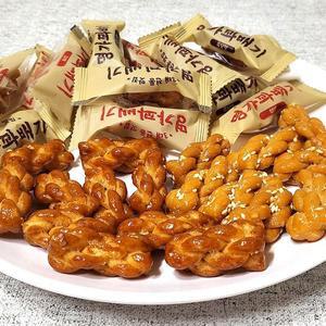 [NS홈쇼핑][스낵1번지] 명가 꽈배기 흑당 500g + 참깨 500g[35311231]