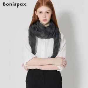 보니스팍스 체크 포인트 롱 머플러