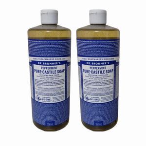 닥터브로너스 페퍼민트 퓨어 캐스틸 솝 950ml x2개