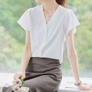 클라셰 퍼프슬리브브이블라우스_B5M1038