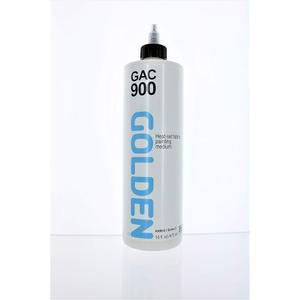 황금 아크릴 폴리머 GAC-900 (열 세트) 패브릭 페인팅 매체 - 16온스 실린더