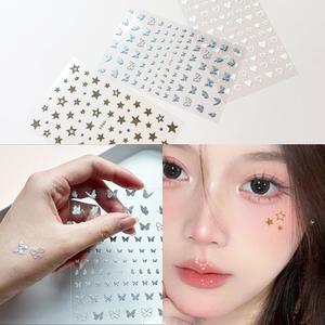 분장용 스티커 하트 별 나비 페이스 얼굴 피부 타투 귀여운스티커