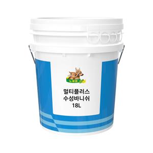 노루 수성 투명 바니쉬 무광 목재코팅 친환경 우드스테인 원목가구용 18L