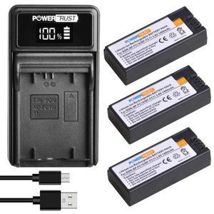 PowerTrust NP-FC11 배터리 + 소니 사이버샷 DSC-P10 LED 충전기
