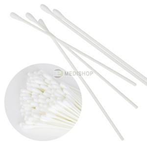 5인치 PVC 솜면봉 1봉(100개) 긴면봉 롱면봉 소독면봉 면봉  PVC면봉