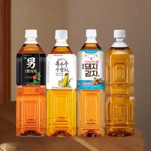 [본사직영] 광동 차음료 1.5L 6입 12입 모음 / 밀싹보리차 옥수수수염차 헛개차 돼지감자차 (유/무라벨 랜덤 발송)