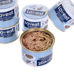 사조 러브잇 레드라벨 흰살참치와 멸치 160g×24개
