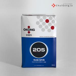 철공자 오공 목공 본드 205 800g 강력 접착제 도배 풀 실크 벽지 나무 석고 목재 만능 접착제