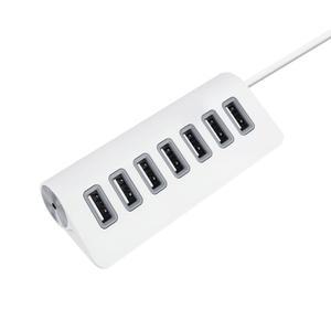 코시 USB 7포트 멀티 허브 / 컴퓨터 노트북 태블릿 PC 멀티탭 유에스비 HUB 확장 분배기 콘센트 추천