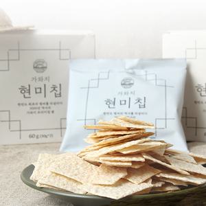 바삭바삭 기름 제로 담백한 가와지 현미칩 30g