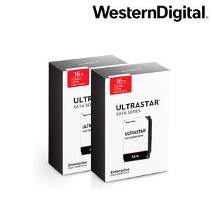 웨스턴디지털 Ultrastar DC HC550 WUH721816ALE6L4 16TBx2 32TB 2PACK 하드디스크