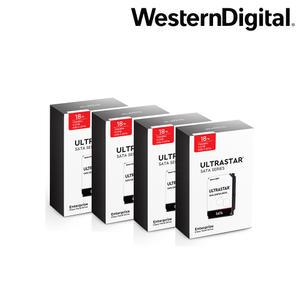 웨스턴디지털 Ultrastar DC HC550 WUH721818ALE6L4 18TBx4 72TB 4PACK 하드디스크