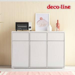데코라인 코넬 쉐프 3칸 분리수거함 수납장 DGN022C (착불)