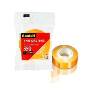 3M 스카치 다용도 테이프 550 리필 1인치 (18mmX20m)