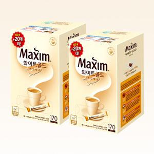 맥심 화이트골드 커피믹스 170T(150T+20T) x 2개 /총340T
