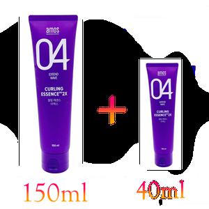 아모스컬링에센스2x 150ml + 휴대용 40ml 04 헤어컬 컬업 스타일링 크림 미용실