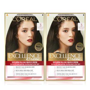 로레알파리 엑셀랑스 크림 3 소프트 블랙 2개